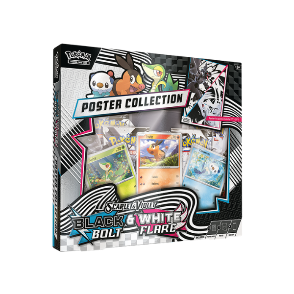 Pokemon Black Bolt & White Flare Poster Collection