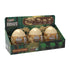 CaDA Tray of 3 Dinosaur Eggs with Stegosaurus Triceratops & Velociraptor
