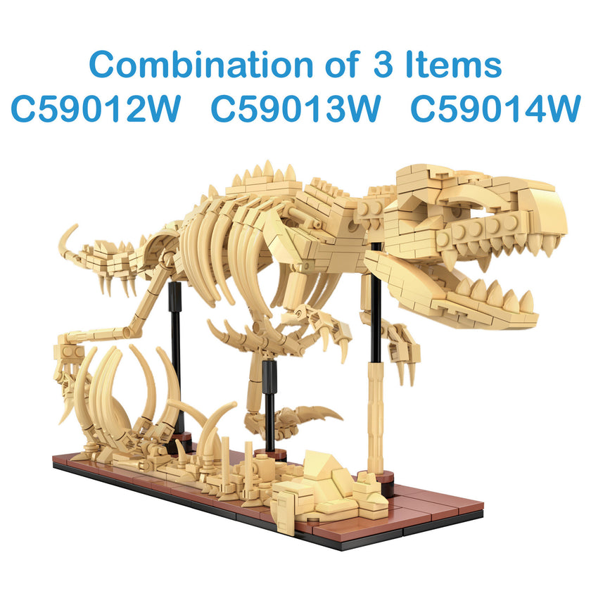 CaDA Tray of 3 Dinosaur Eggs with Stegosaurus Triceratops & Velociraptor