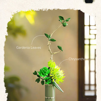 CaDA Oriental Floral Art: Calm Harmony - 299 pcs