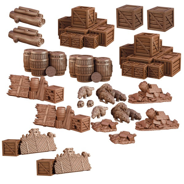 Terrain Crate Fantasy Terrain: Dungeon Debris/ Crates and Barrels