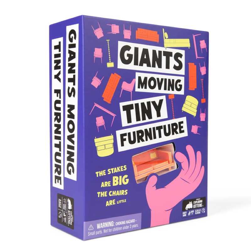 Giants Moving Tiny Furniture - Game