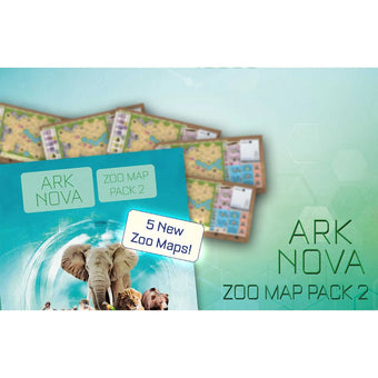 Ark Nova Zoo Map Pack 2 - Board Game Expansion