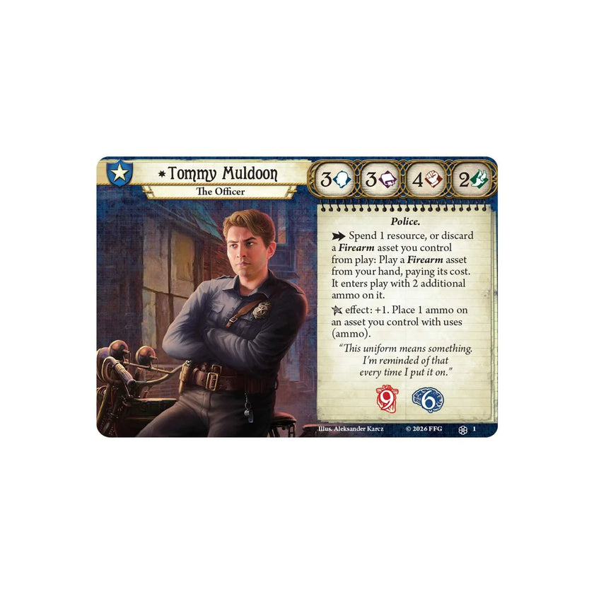 Arkham Horror: The Card Game - Tommy Muldoon Investigator Deck