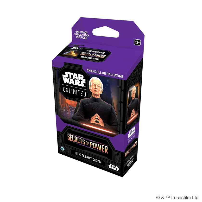 Star Wars: Unlimited - Secrets of Power Spotlight Deck Display