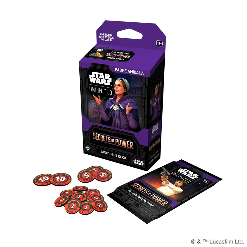 Star Wars: Unlimited - Secrets of Power Spotlight Deck Display