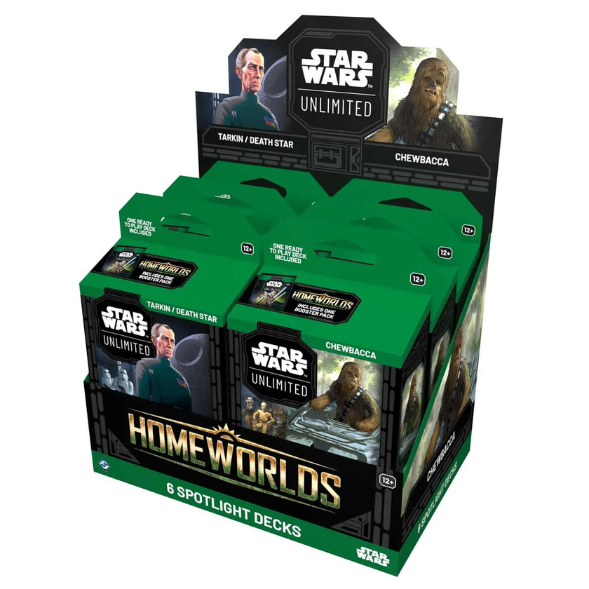 PREORDER: Star Wars: Unlimited - Star Wars: Unlimited - Homeworlds Spotlight Decks - Tarkin Death Star & Chewbacca