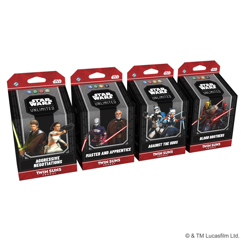 Star Wars: Unlimited Twin Suns Deck 4 Variants