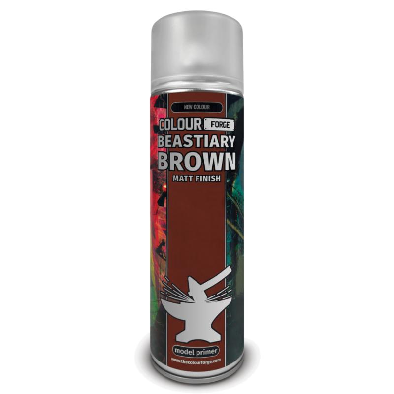 Colour Forge Spray: Beastiary Brown Matt Finish Spray Paint (500ml)