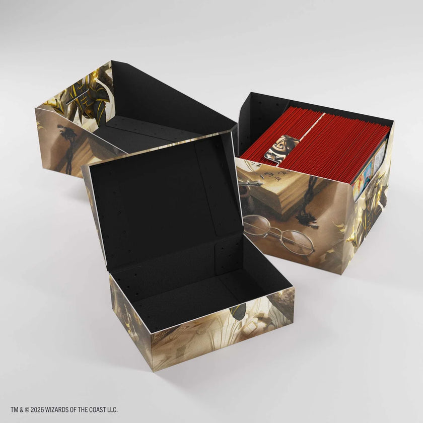 Gamegenic Magic: The Gathering Secrets of Strixhaven Soft Crate 100+ XL Sideloading - Stirring Hopesinger/ Inkling Token