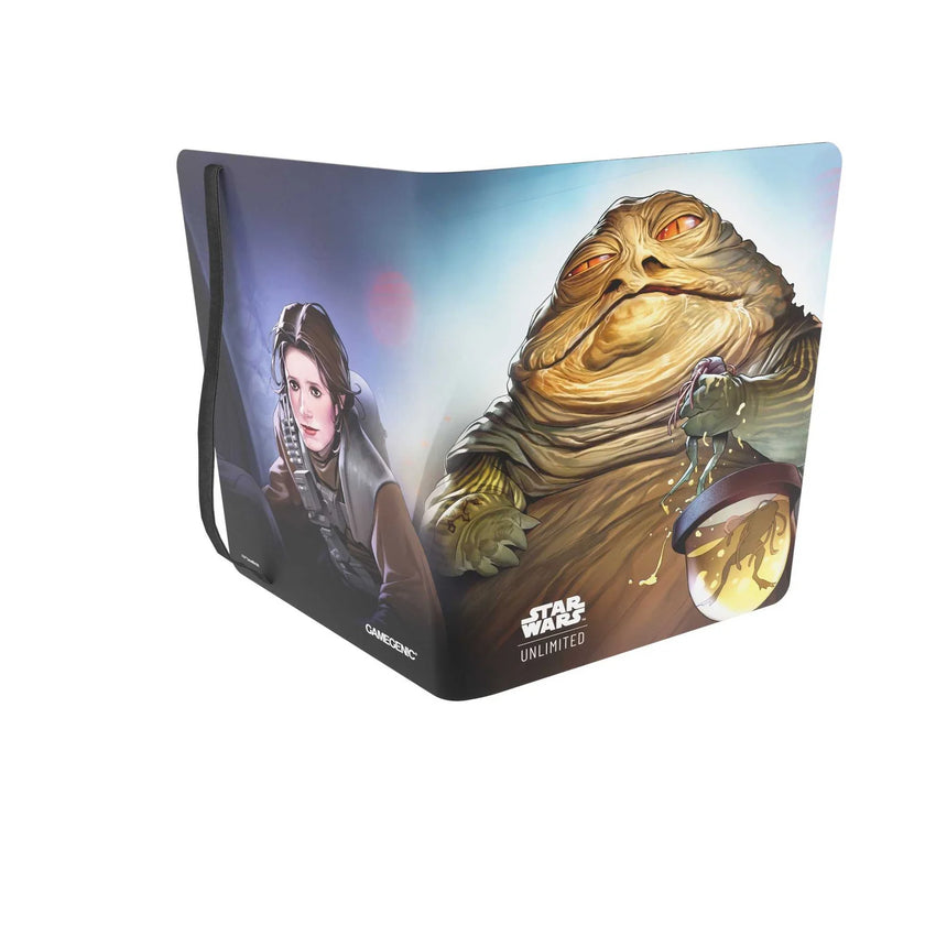 Gamegenic Star Wars: Unlimited 18-Pocket Album - Leia Organa & Jabba The Hutt