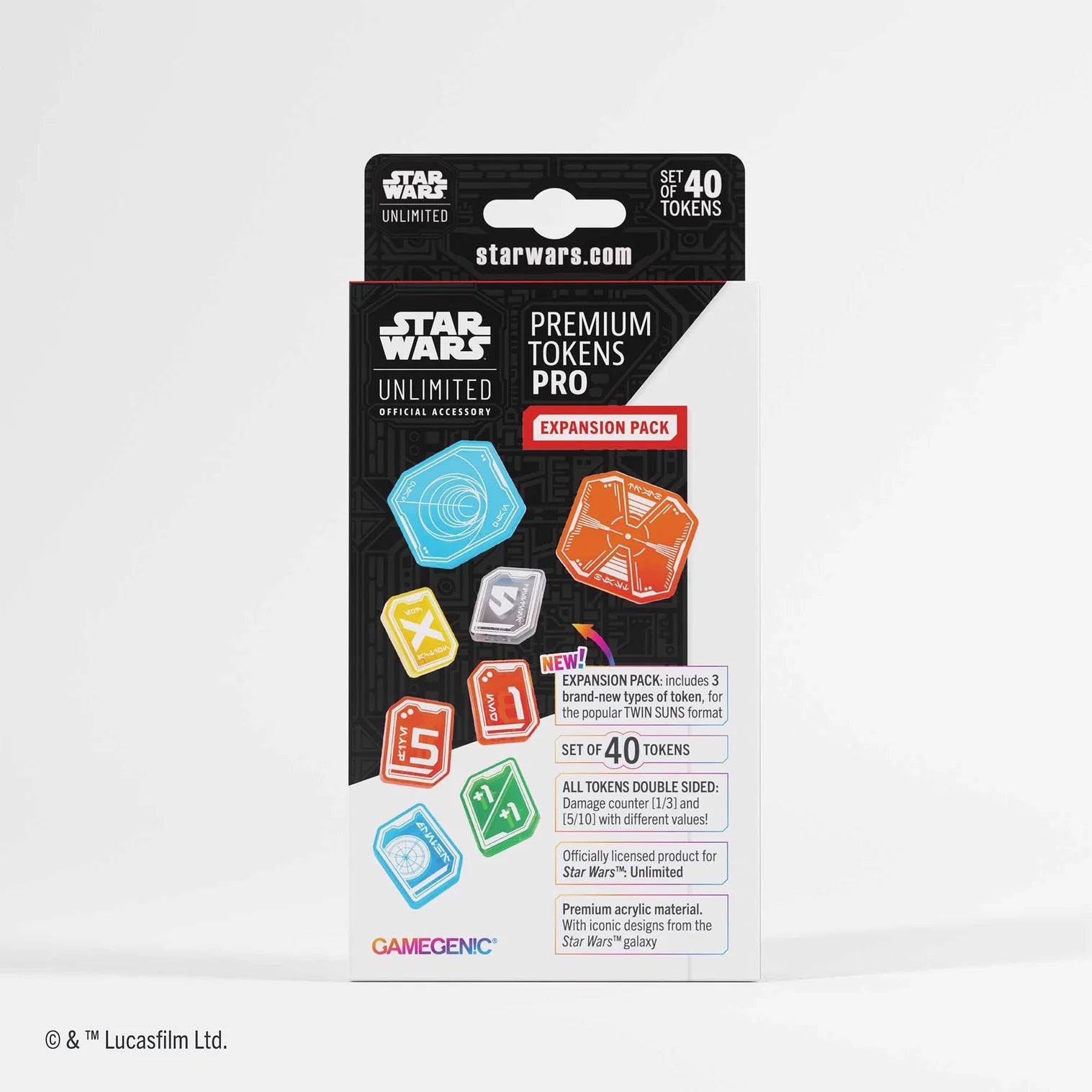 Star Wars Unlimited Premium Tokens Pro Expansion Pack – Red Sun ...