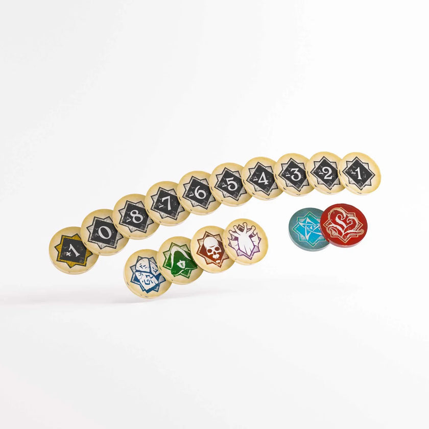 Gamegenic Arkham Horror: Chaos Tokens + Token Bag