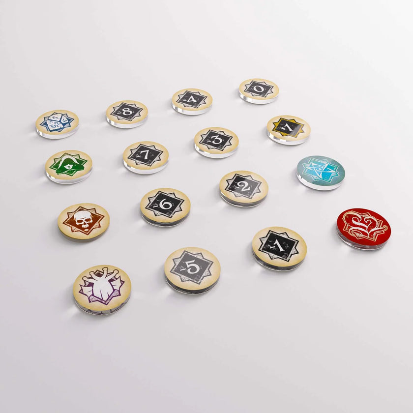 Gamegenic Arkham Horror: Chaos Tokens + Token Bag