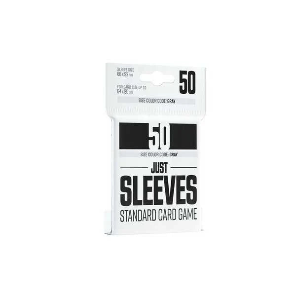 Just Sleeves - Standard Card Game - Size Colour Grey (66 x 92mm)  - 50 pack