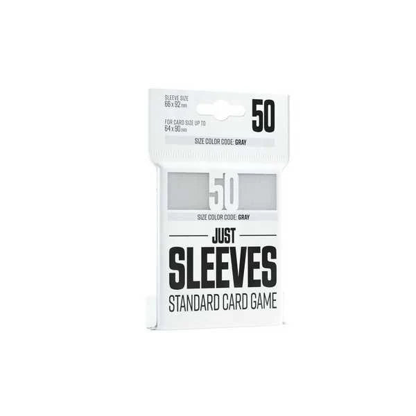 Just Sleeves - Standard Card Game - Size Colour Grey (66 x 92mm)  - 50 pack