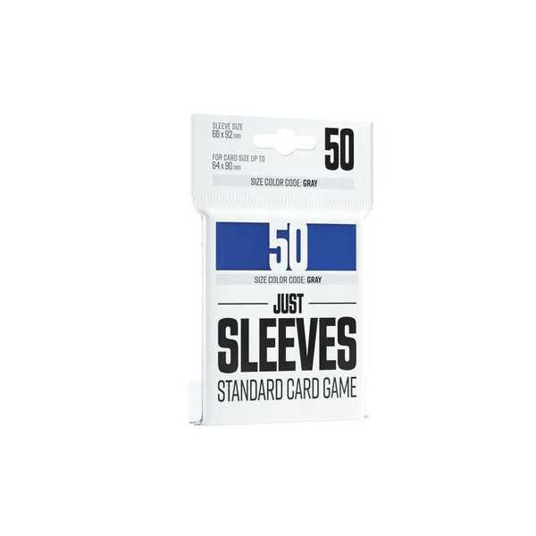Just Sleeves - Standard Card Game - Size Colour Grey (66 x 92mm)  - 50 pack