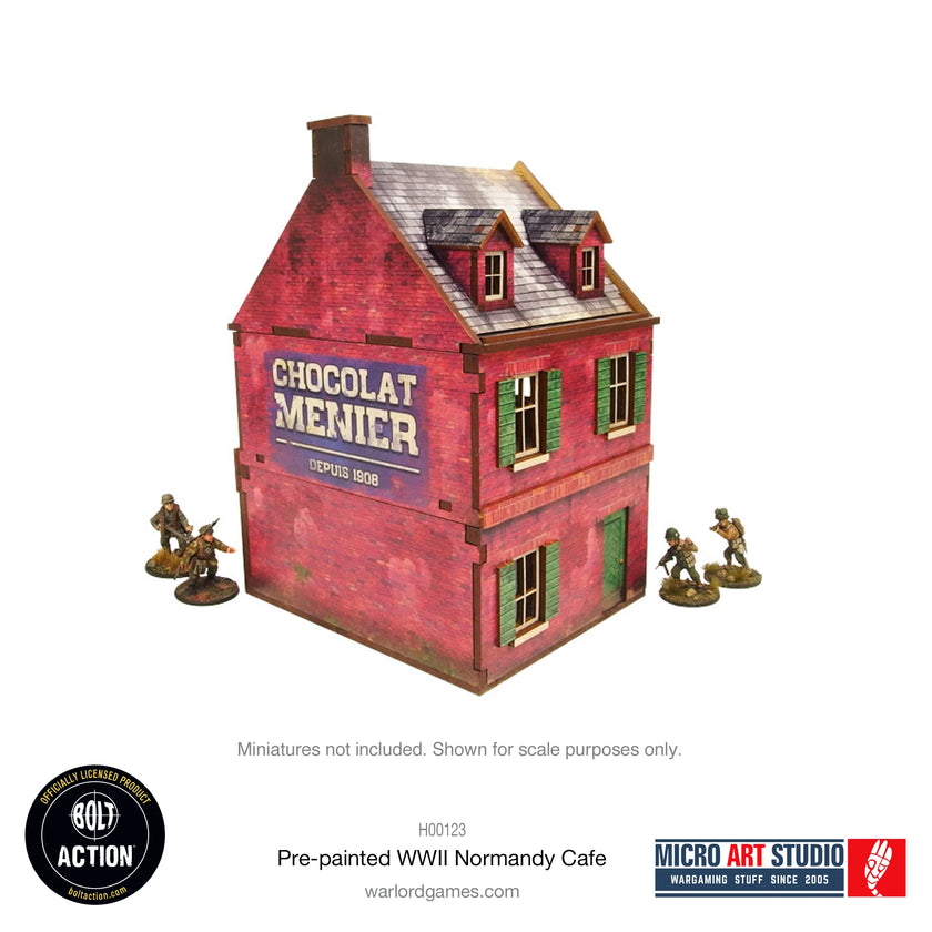 Bolt Action: Pre-painted WW2 Normandy Cafe