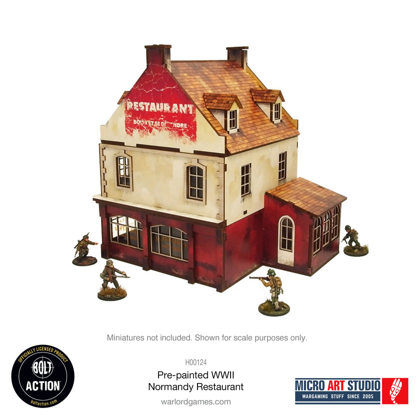 Bolt Action: Pre-painted WW2 Normandy Restaurant