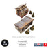 Bolt Action: Pre-painted WW2 Normandy Small Sheds with Dovecote