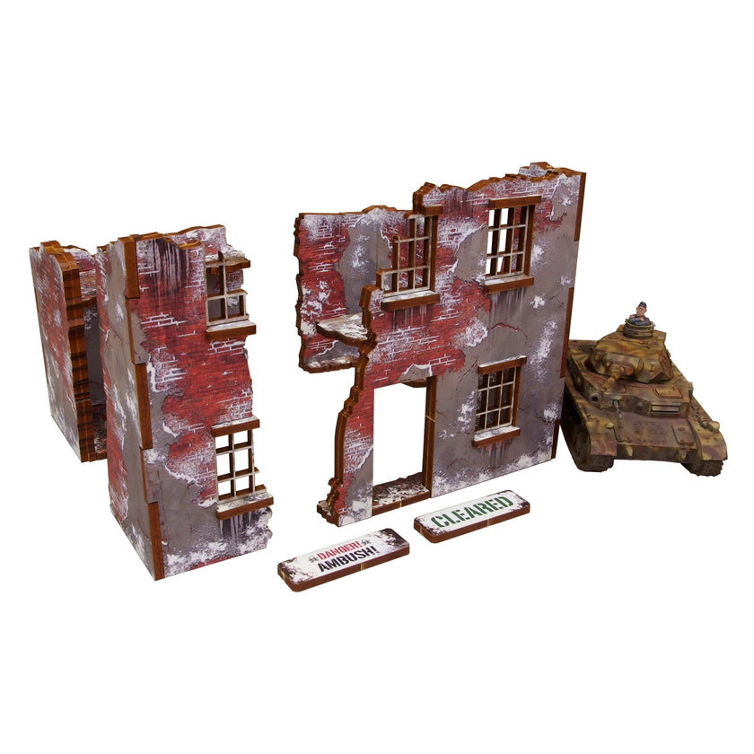 Bolt Action: Pre-Painted WW2 Winter Ruin 2