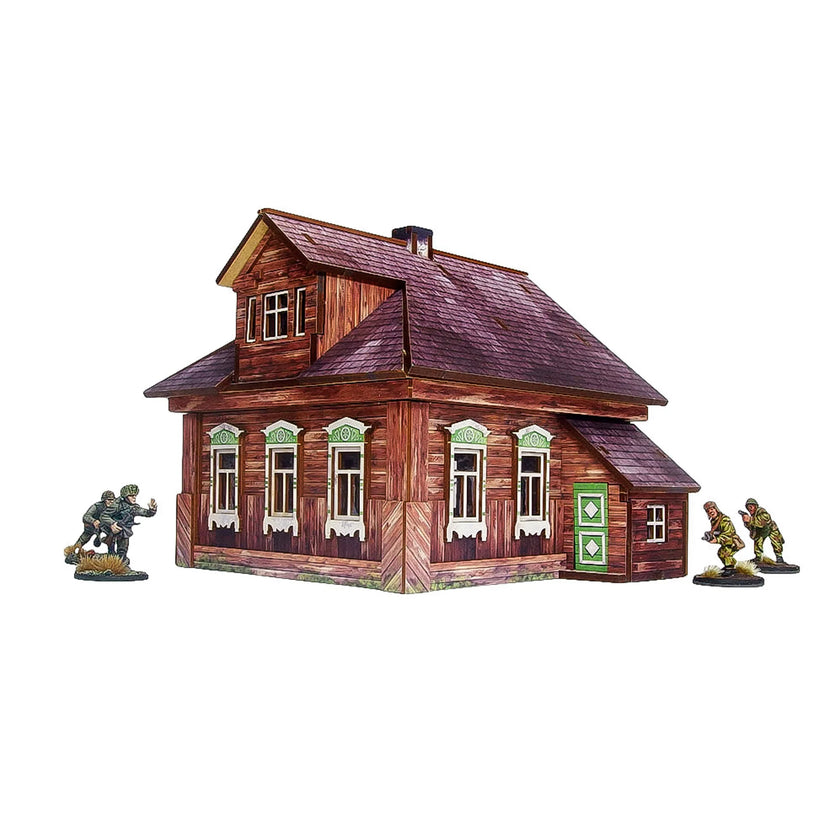 Bolt Action: Pre-Painted WW2 Ostfront Village Forester's Dacha