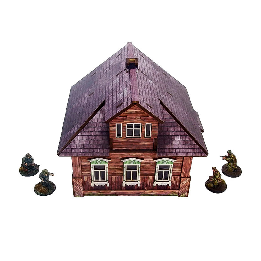 Bolt Action: Pre-Painted WW2 Ostfront Village Forester's Dacha
