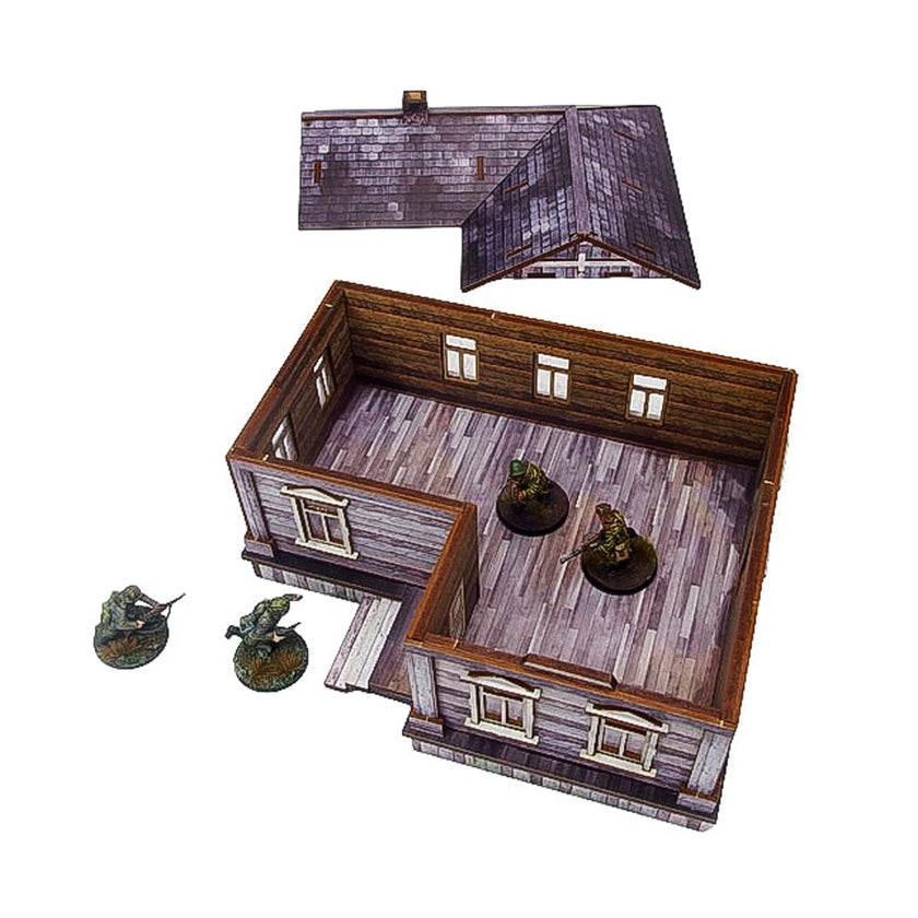 Bolt Action: Pre-Painted WW2 Ostfront Village Iwan's House