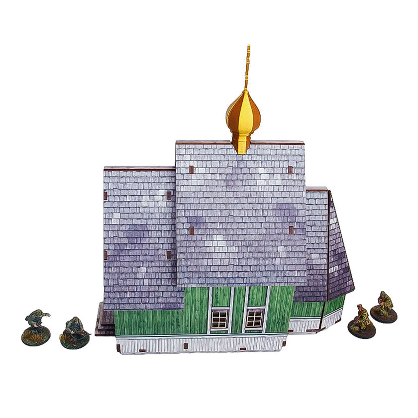 Bolt Action: Pre-Painted WW2 Ostfront Village Tserkov