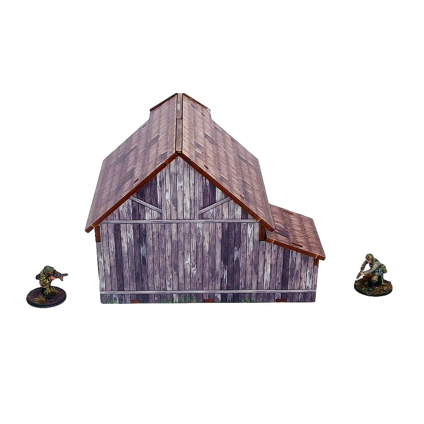 Bolt Action: Pre-Painted WW2 Ostfront Village Barn