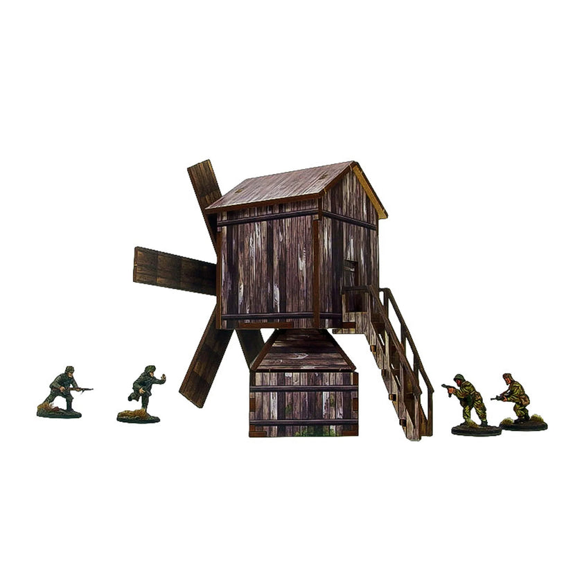 Bolt Action: Pre-Painted WW2 Ostfront Village Windmill