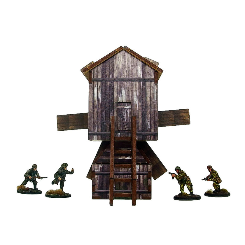 Bolt Action: Pre-Painted WW2 Ostfront Village Windmill