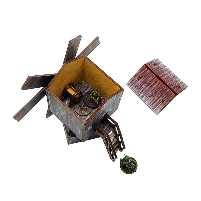 Bolt Action: Pre-Painted WW2 Ostfront Village Windmill