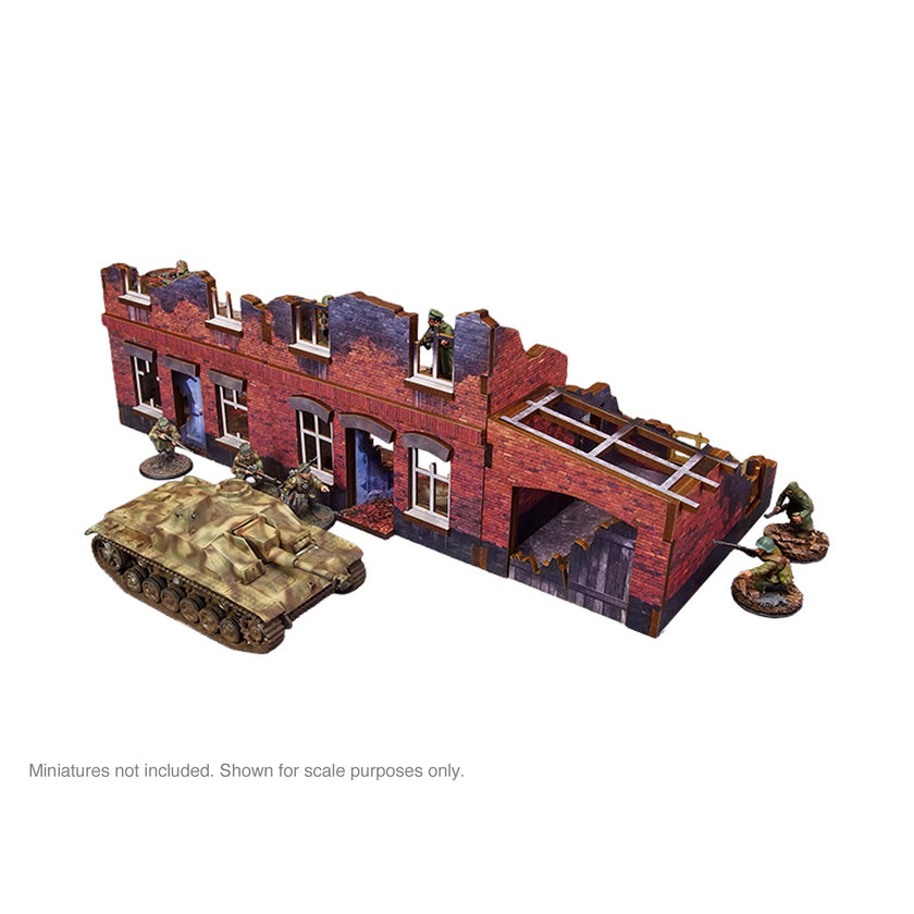 Bolt Action: Pre-Painted WW2 Ostfront Stalingrad Small House (with garage)