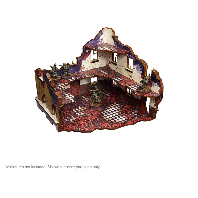 Bolt Action: Pre-Painted WW2 Ostfront Stalingrad School Right (with 3rd floor)