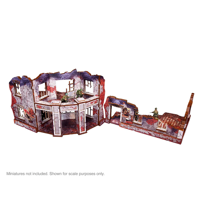Bolt Action: Pre-Painted WW2 Ostfront Stalingrad Univermag Front (with balcony)