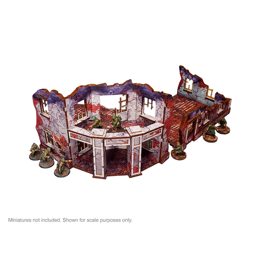 Bolt Action: Pre-Painted WW2 Ostfront Stalingrad Univermag Front (with balcony)