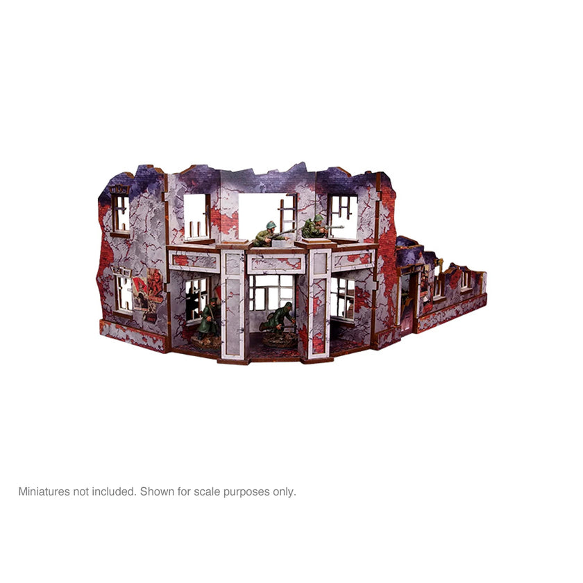 Bolt Action: Pre-Painted WW2 Ostfront Stalingrad Univermag Front (with balcony)