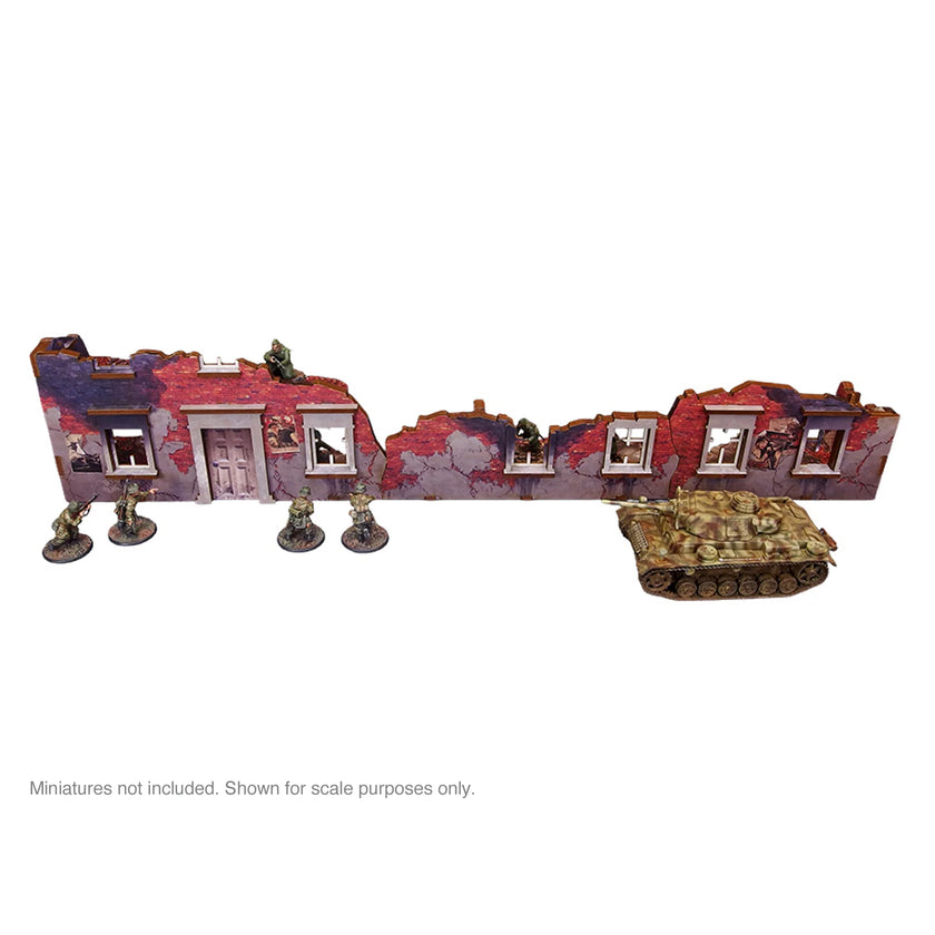 Bolt Action: Pre-Painted WW2 Ostfront Stalingrad Ruined Building