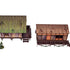 Bolt Action: Pre-Painted WW2 Pacific Jungle Huts (2)