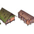 Bolt Action: Pre-Painted WW2 Pacific Jungle Huts (2)