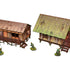 Bolt Action: Pre-Painted WW2 Pacific Jungle Huts (2)