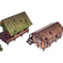 Bolt Action: Pre-Painted WW2 Pacific Jungle Huts (2)