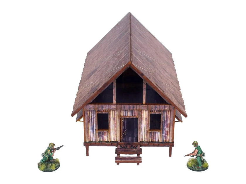 Bolt Action: Pre-Painted WW2 Pacific Barracks