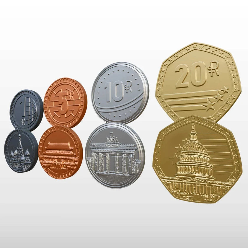 World Order: 85 Deluxe Metal Coins Accessory
