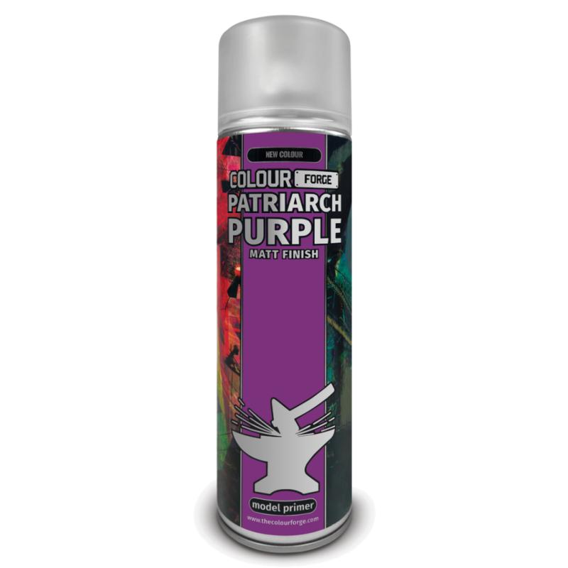Colour Forge Spray: Patriarch Purple Matt Finish Spray Paint (500ml)