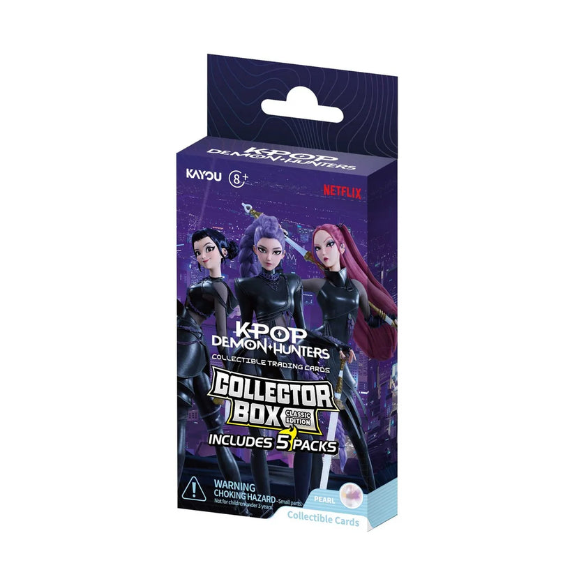 KPop Demon Hunters-Collectible Trading Cards-Classic Edition Bundle (5 packs)