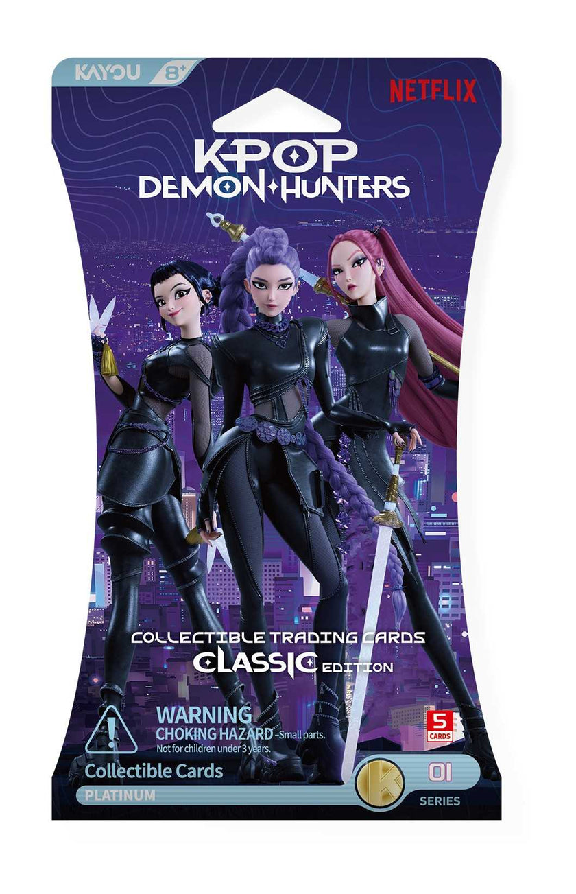 KPop Demon Hunters-Collectible Trading Cards-Classic Edition Blister Pack