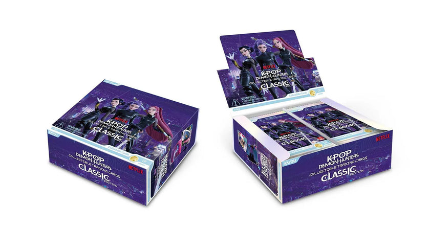KPop Demon Hunters-Collectible Trading Cards-Classic Edition Foil Box
