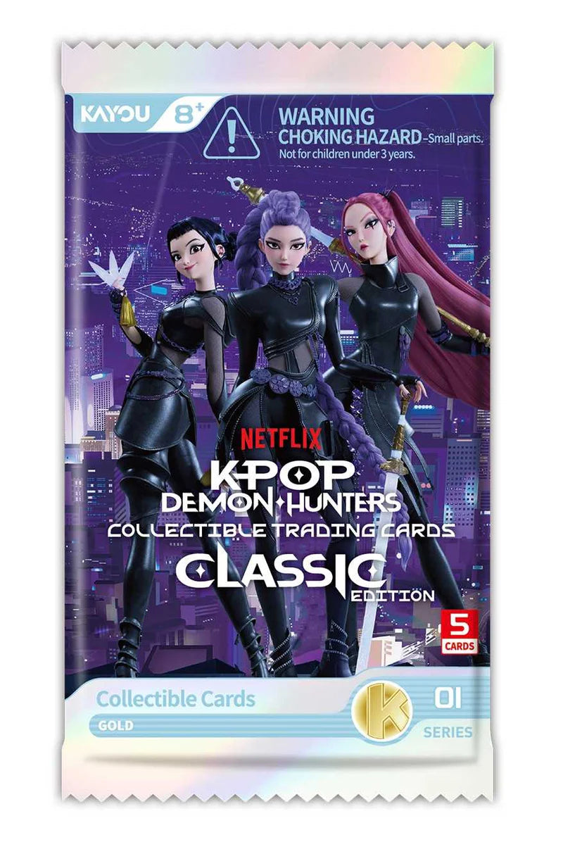 KPop Demon Hunters-Collectible Trading Cards-Classic Edition Foil Box